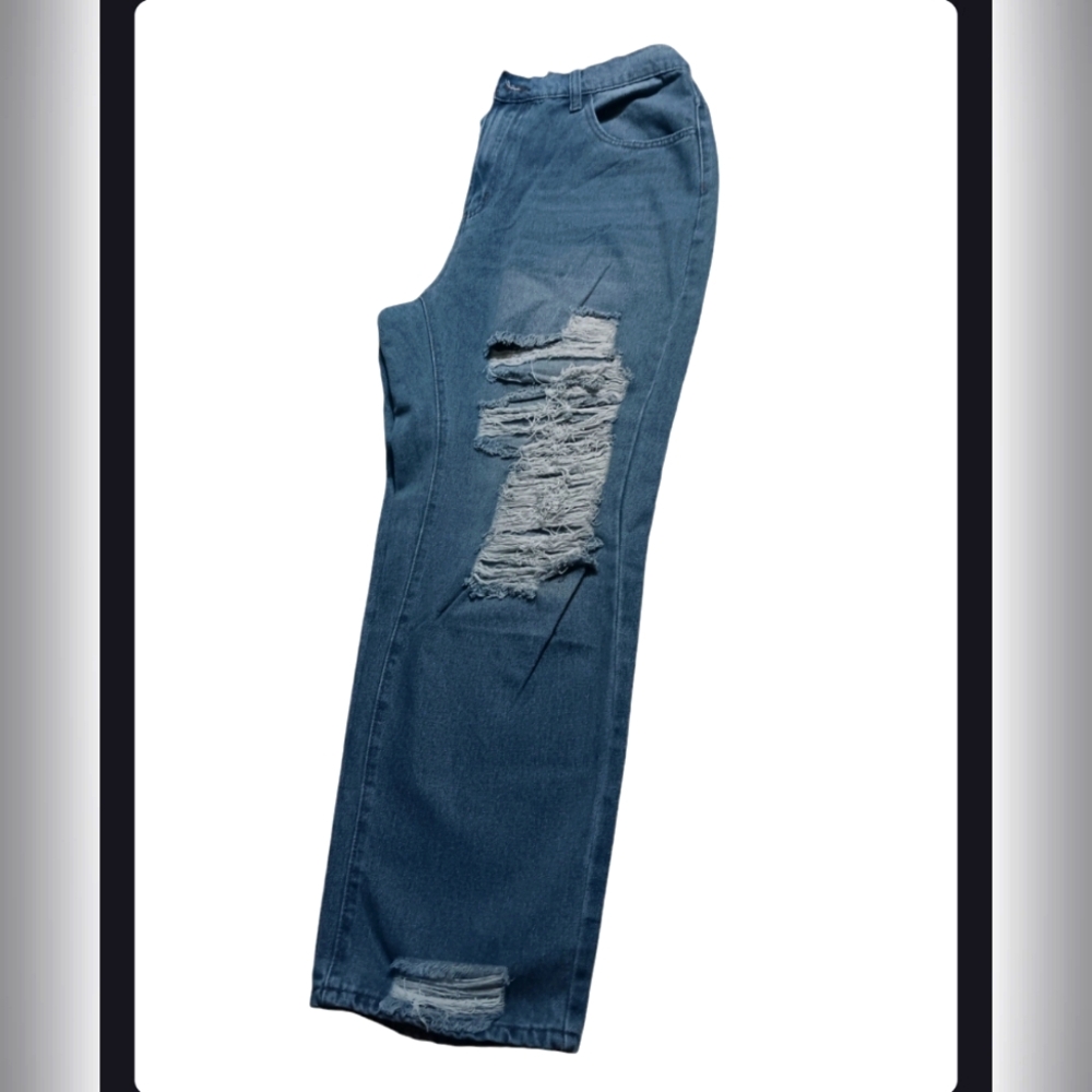 0XL medium wash denim jeans